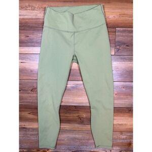 Fabletics PowerHold High Waisted Sage Green Compression Leggings Womens Small